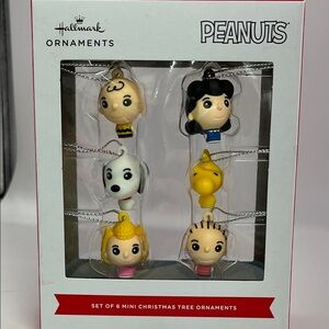 Hallmark Peanuts Character Mini Ornament Collection